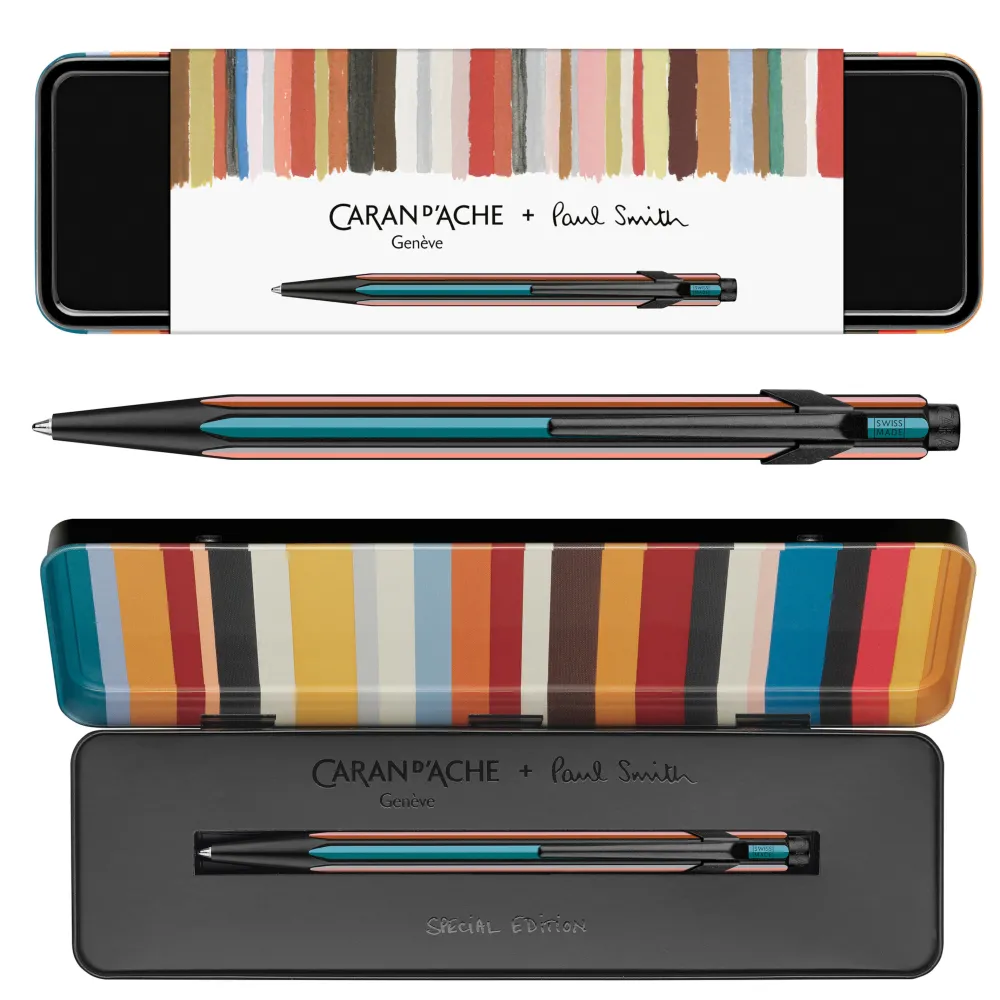 Caran d'Ache Długopis 849 Special Edition Paul Smith w etui - - Black