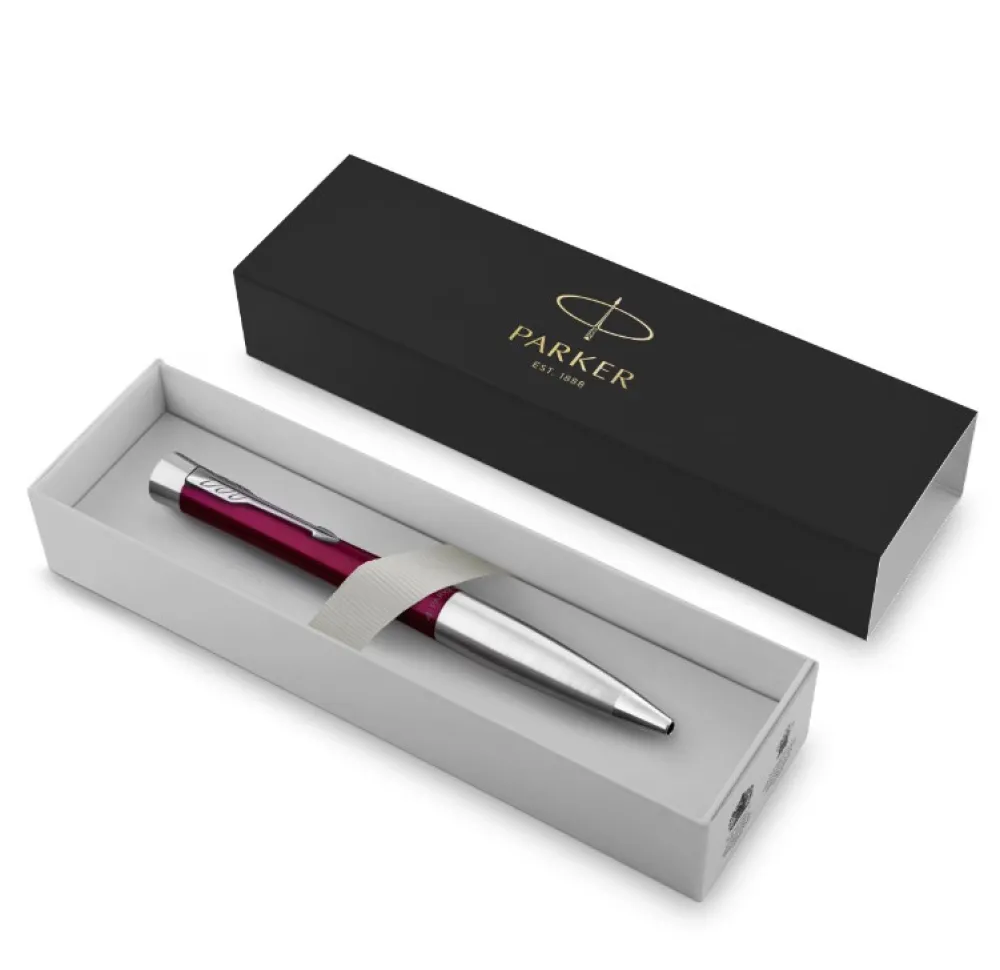Parker Długopis Urban Twist w etui - - Magenta & Chrome Trim > Długopisy