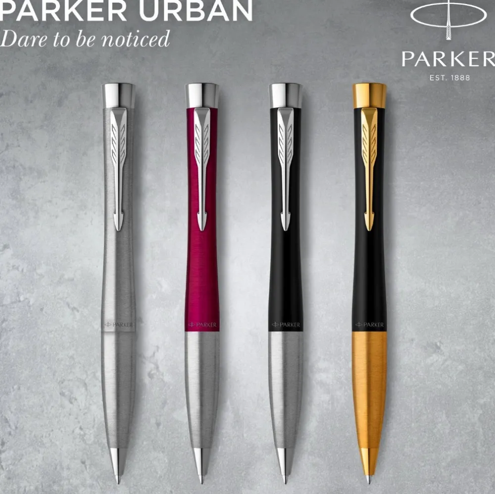 Parker Długopis Urban Twist w etui - - Magenta & Chrome Trim > Długopisy