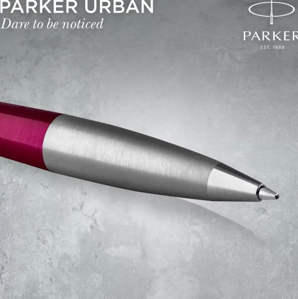 Parker Długopis Urban Twist w etui - - Magenta & Chrome Trim > Długopisy