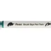 Pentel Dwustronny pisak pędzelkowy Brush Sign Pen Twin - - ciemnozielony