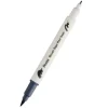 Pentel Dwustronny pisak pędzelkowy Brush Sign Pen Twin - - jasnoszary