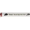 Pentel Dwustronny pisak pędzelkowy Brush Sign Pen Twin - - brązowy