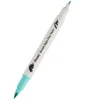 Pentel Dwustronny pisak pędzelkowy Brush Sign Pen Twin - - bordowy > Pisaki Kaligraficzne