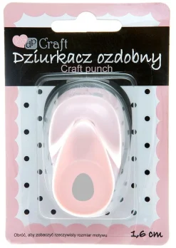 dpCraft Dziurkacz ozdobny Jajko - - 1,6 cm > Dziurkacze Ozdobne