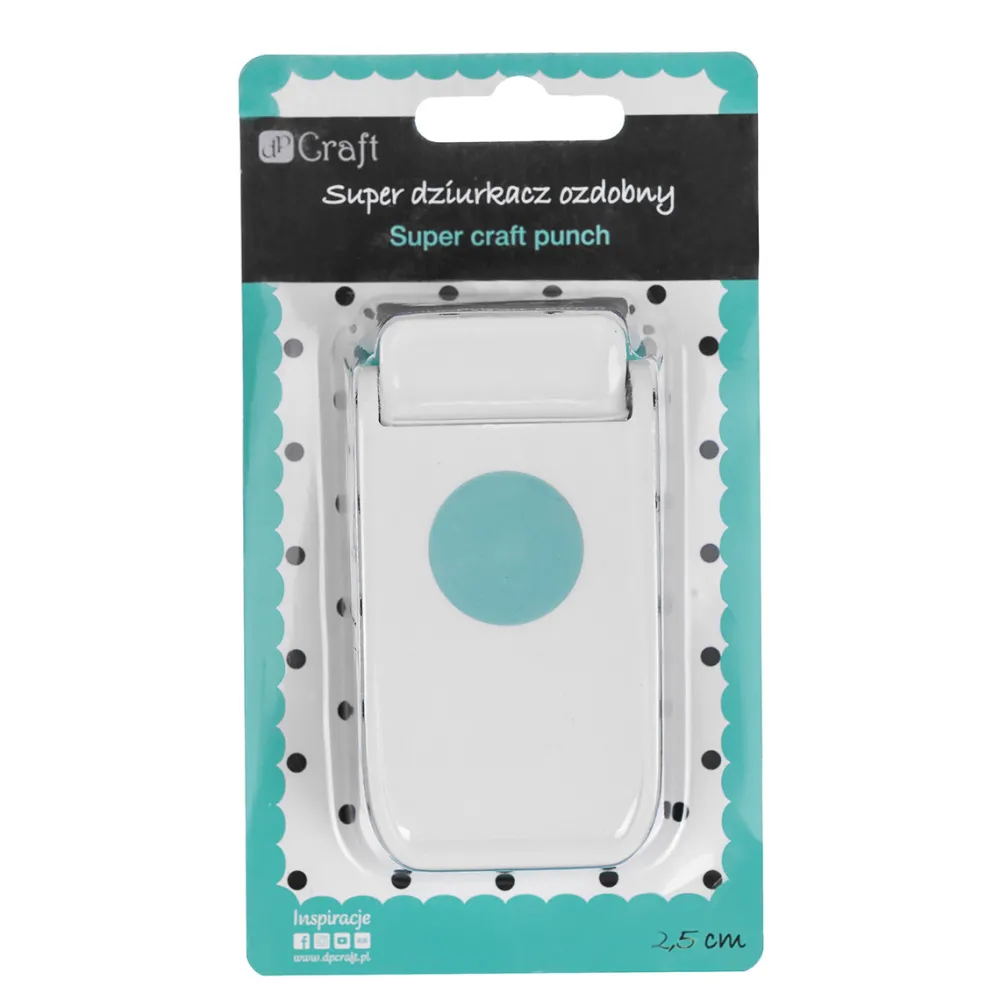 dpCraft Dziurkacz ozdobny Koło - - 2,5 cm