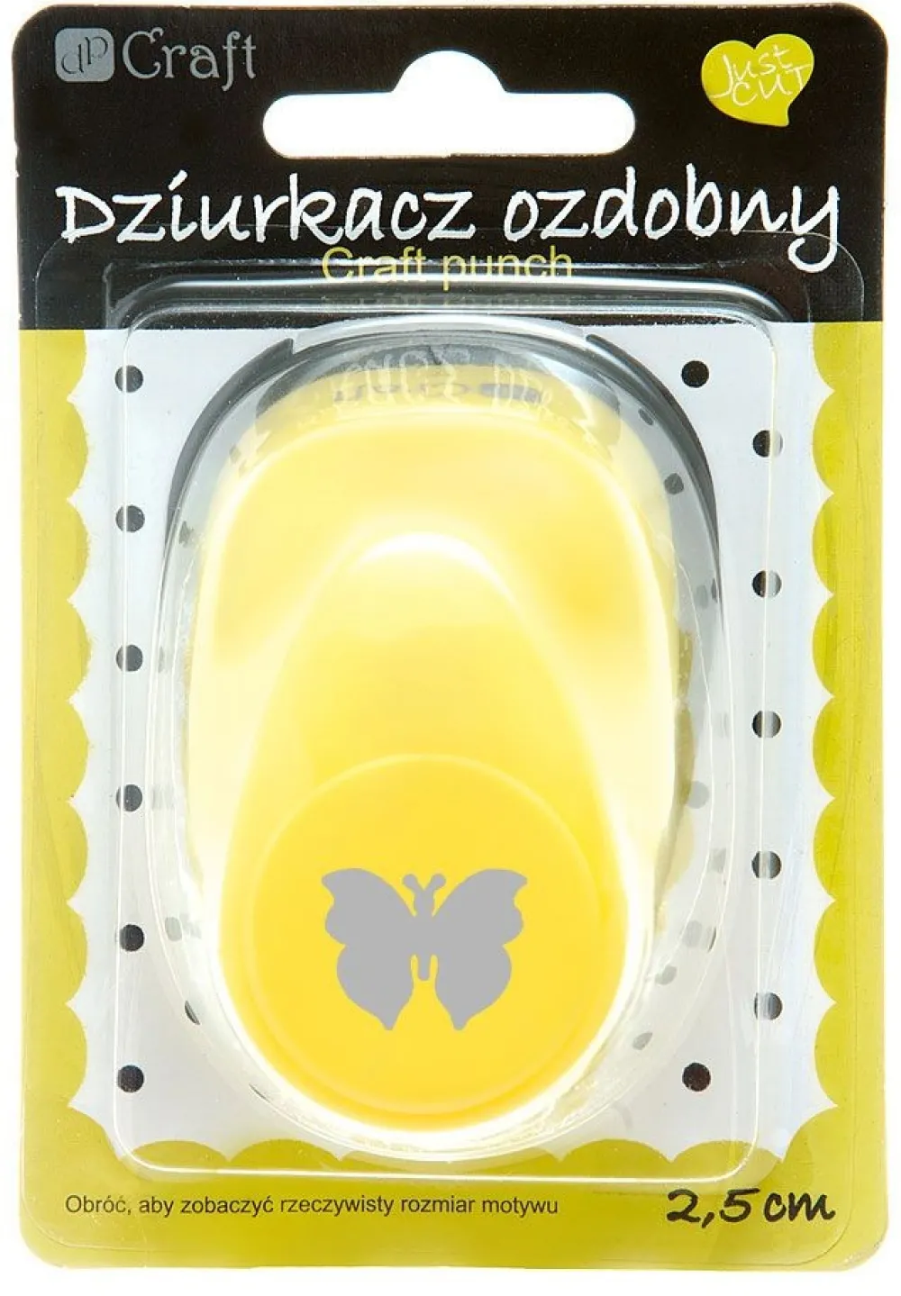 dpCraft Dziurkacz ozdobny Motyl - - 2,5 cm