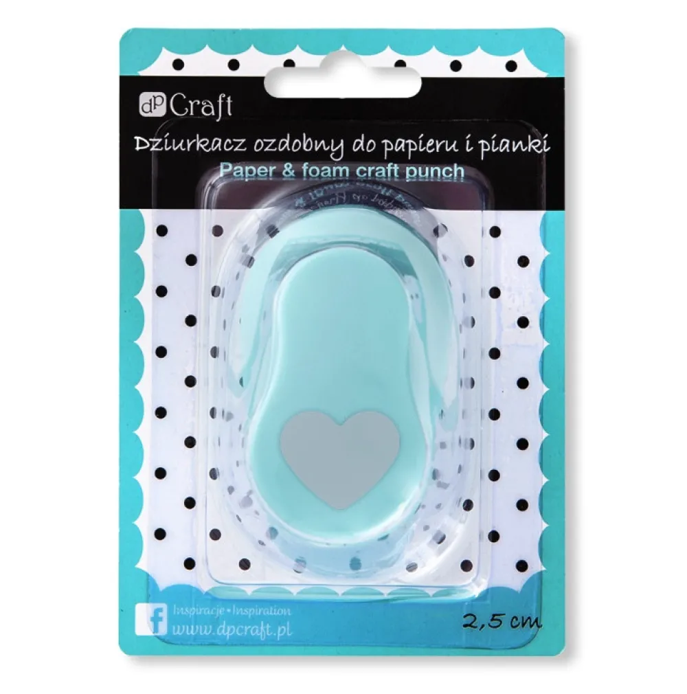 dpCraft Dziurkacz ozdobny Serce - - 2,5 cm