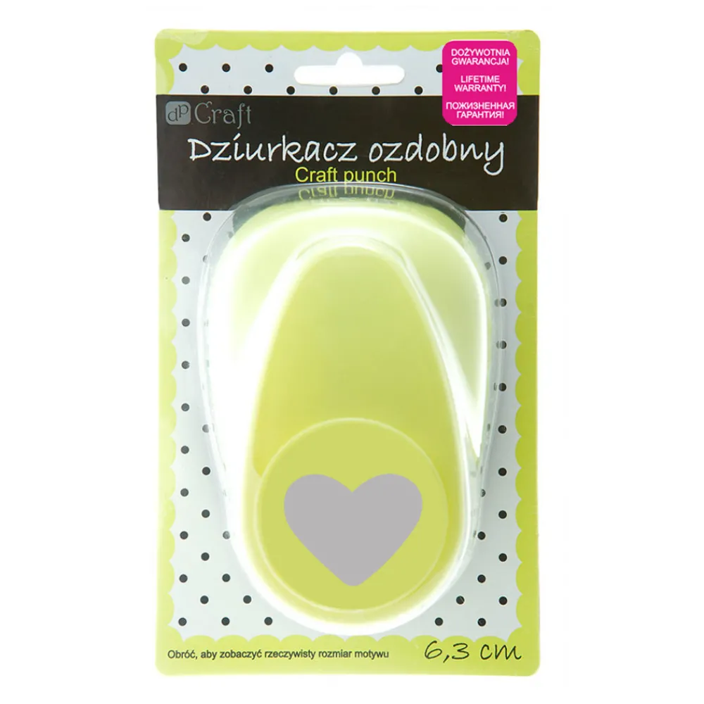 dpCraft Dziurkacz ozdobny Serce - - 6,3 cm