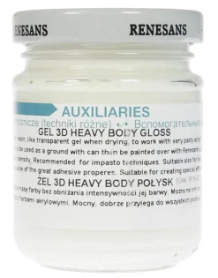 Renesans Żel 3D heavy body - - połysk, 110 ml > Media Do Akryli|Pasty Strukturalne