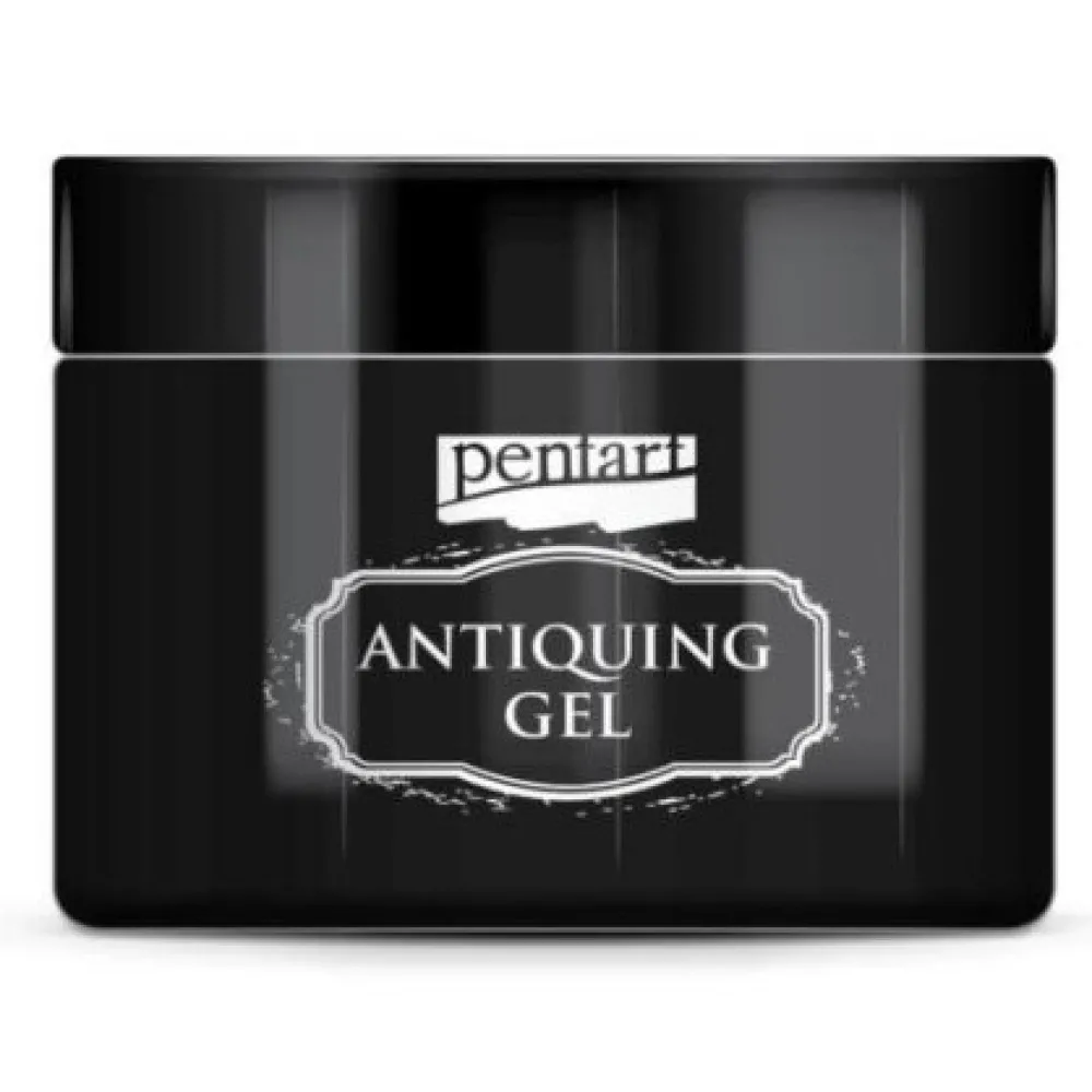 Pentart Żel postarzający Antiquing Gel - - czarny, 150 ml > Media Do Decoupage