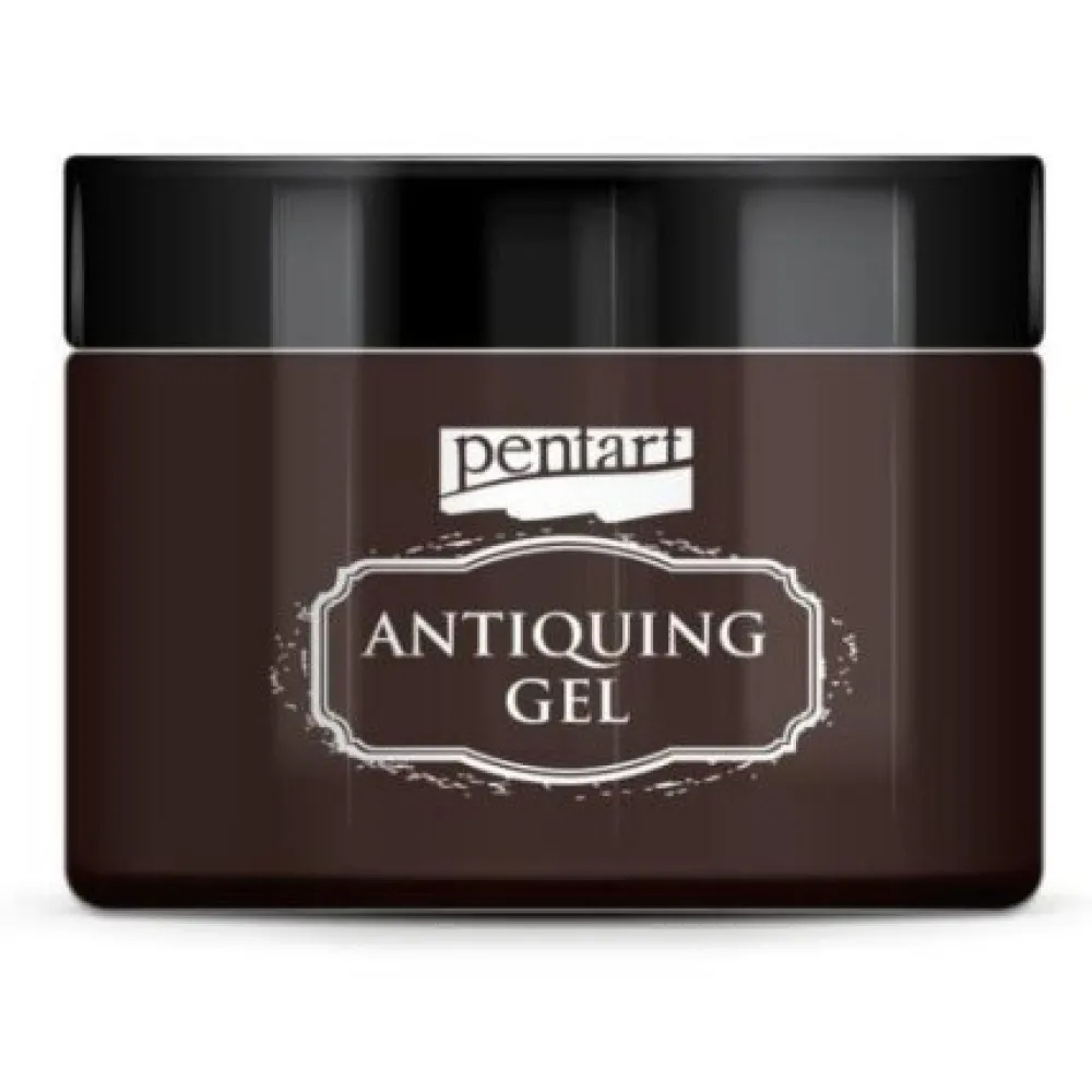 Pentart Żel postarzający Antiquing Gel - - brązowy, 150 ml > Media Do Decoupage