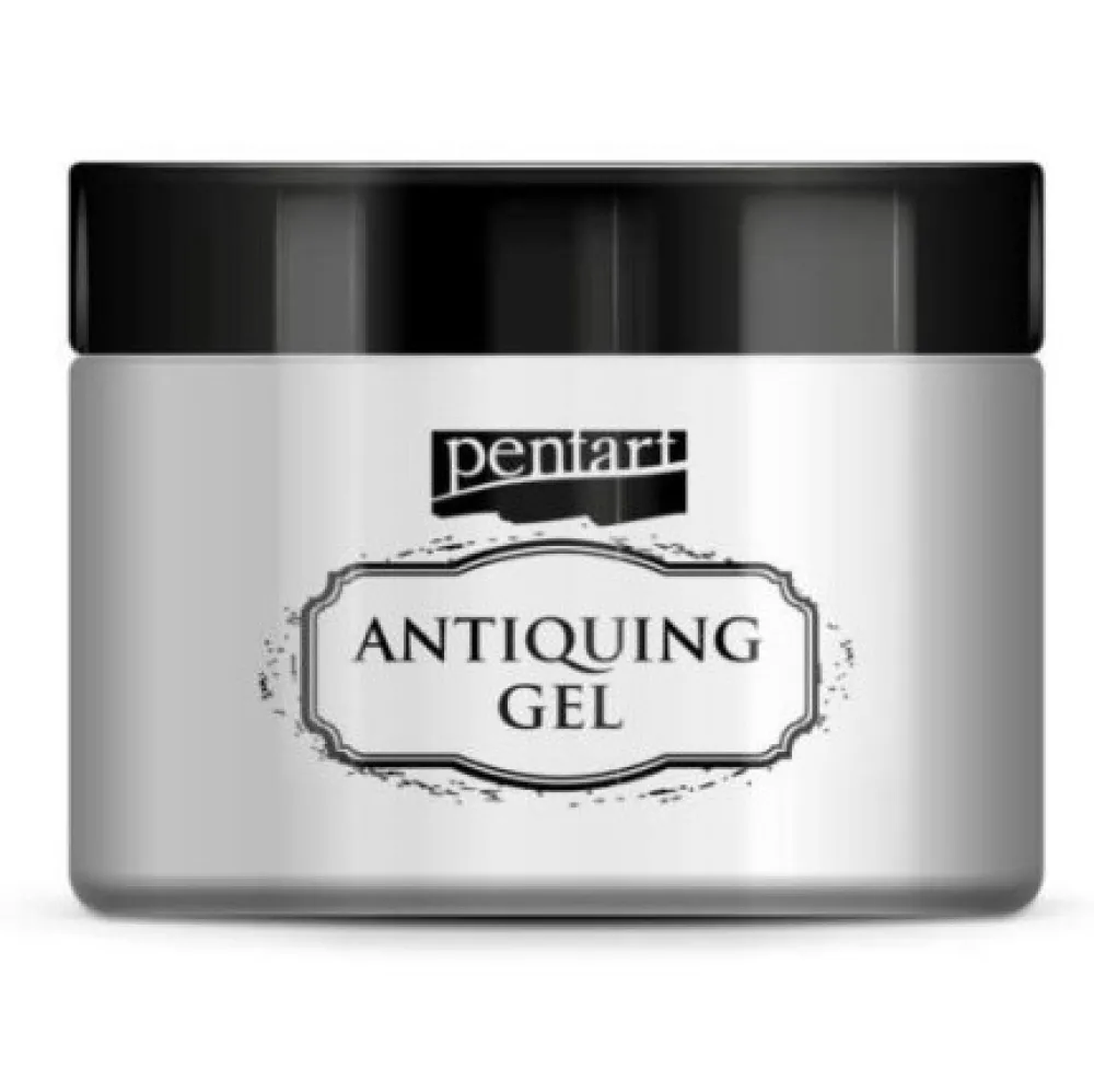 Pentart Żel postarzający Antiquing Gel - - biały, 150 ml