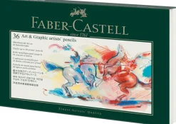 Faber-Castell Etui metalowe, piórnik na kredki Art & Graphic -
