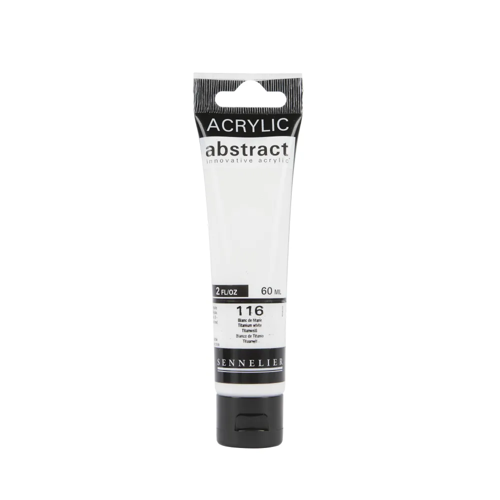 Sennelier Farba akrylowa Abstract - - 116 Titanium White 60 ml > Farby Akrylowe