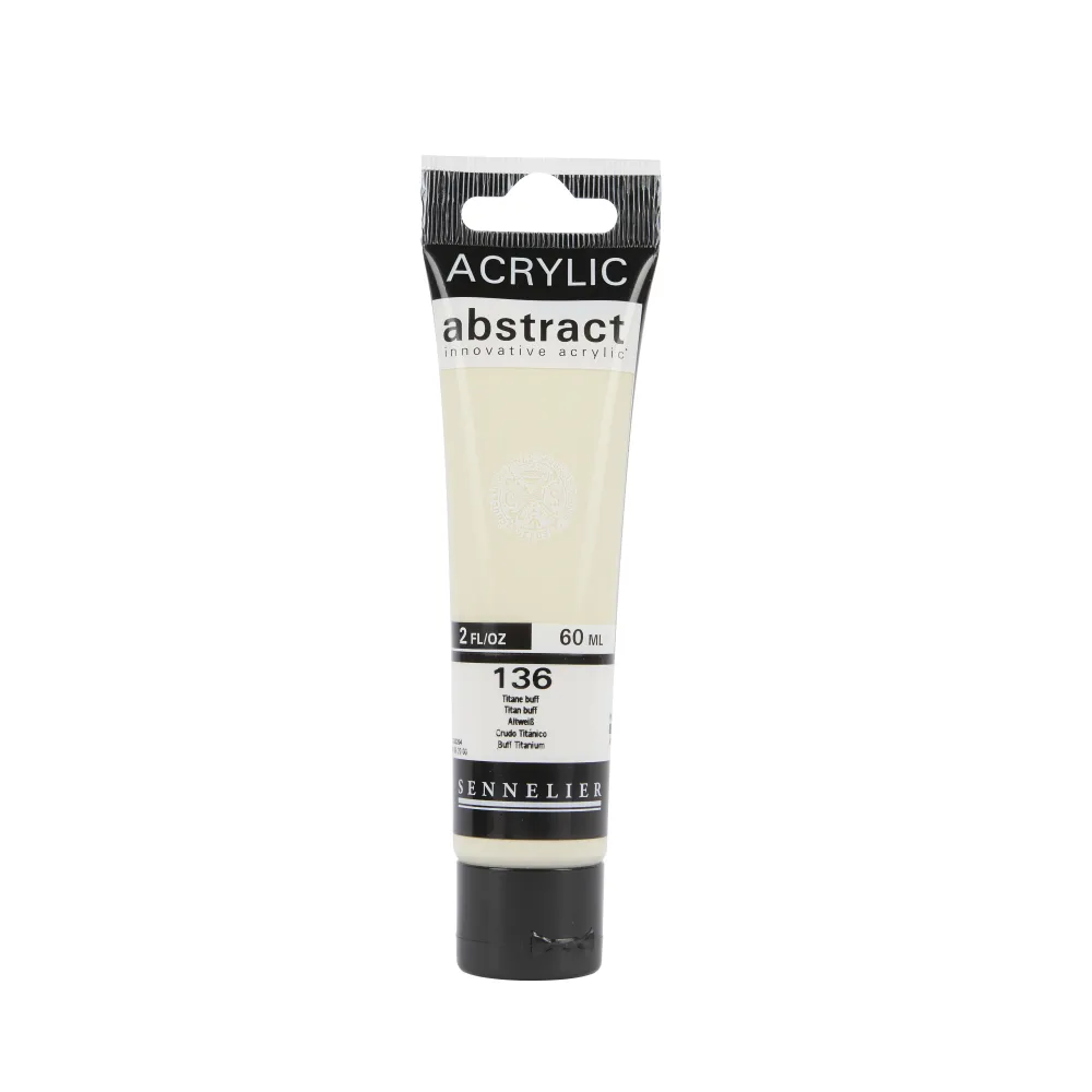 Sennelier Farba akrylowa Abstract - - 136 Titanium Buff 60 ml