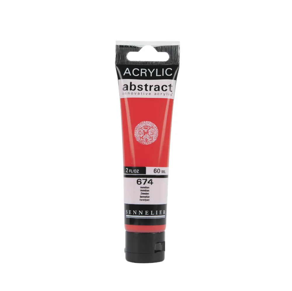 Sennelier Farba akrylowa Abstract - - 674 Vermilion 60 ml