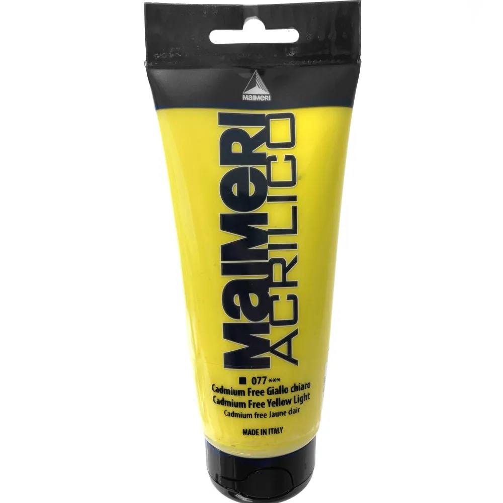 Maimeri Farba akrylowa Acrilico - - 077, Cadmium Free Yellow Light, 200 ml
