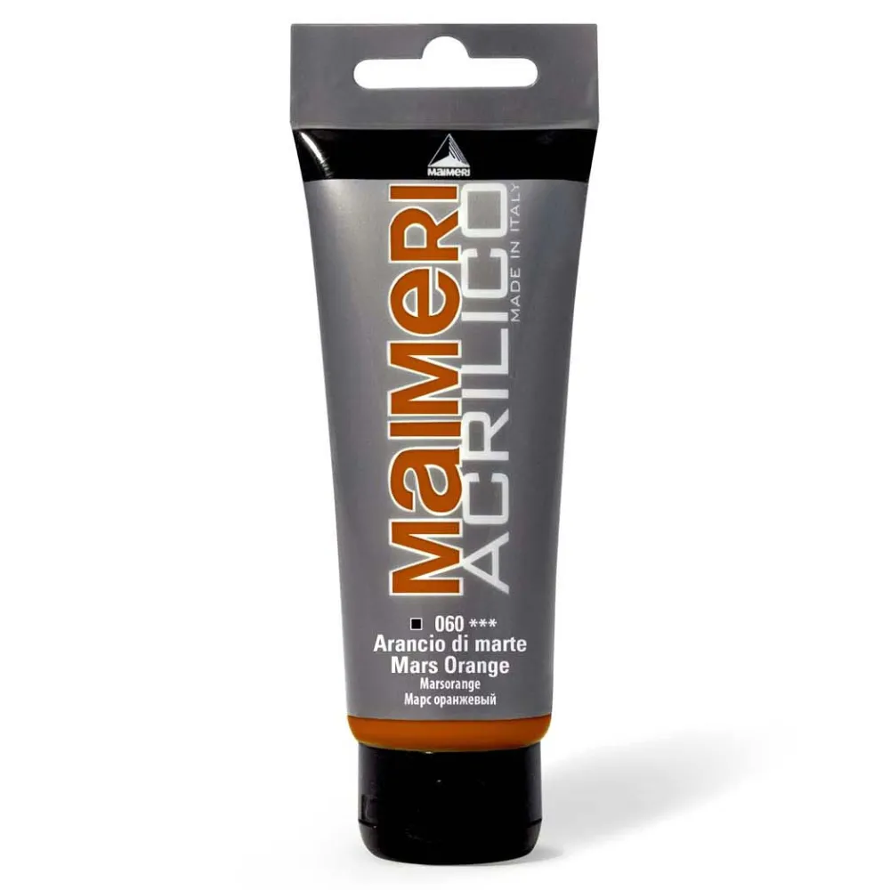 Maimeri Farba akrylowa Acrilico - - 060, Mars Orange, 200 ml > Farby Akrylowe