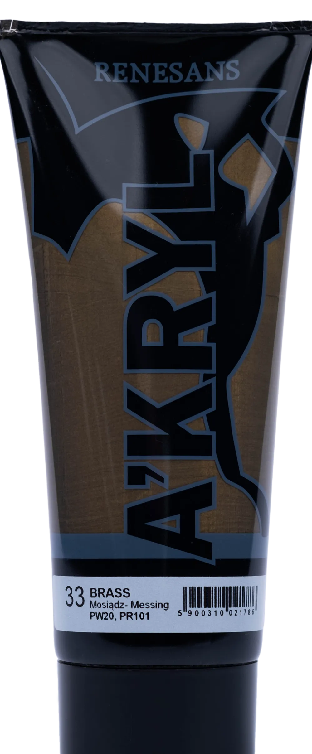 Renesans Farba akrylowa A'kryl metaliczna - - 33, brass, 200 ml > Farby Akrylowe