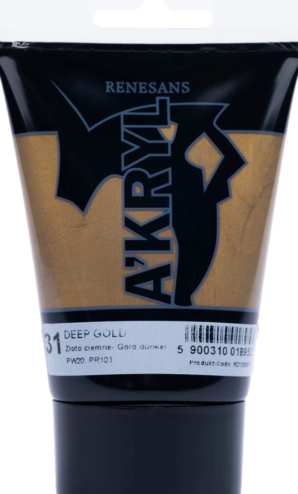 Renesans Farba akrylowa A'kryl metaliczna - - ciemnozłota, 100 ml