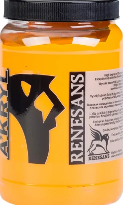 Renesans Farba akrylowa A'kryl - - 06, żółć ciemna, 500 ml
