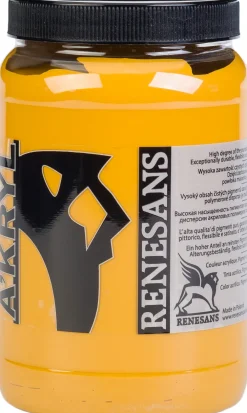 Renesans Farba akrylowa A'kryl - - 12, ochra żółta, 500 ml