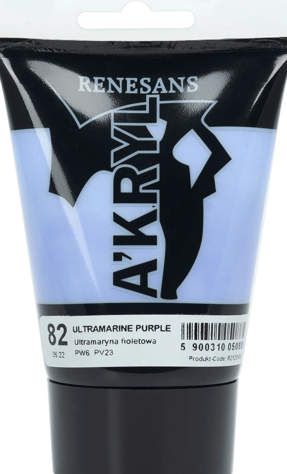 Renesans Farba akrylowa A'kryl - - 82, Ultramarine Purple, 100 ml > Farby Akrylowe