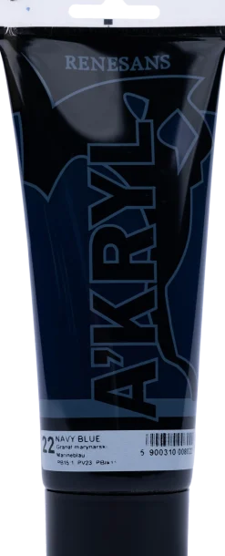 Renesans Farba akrylowa A'kryl - - błękit ultramaryna, 200 ml > Farby Akrylowe