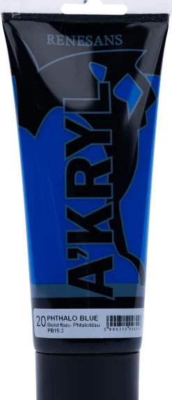 Renesans Farba akrylowa A'kryl - - błękit ftalowy, 200 ml