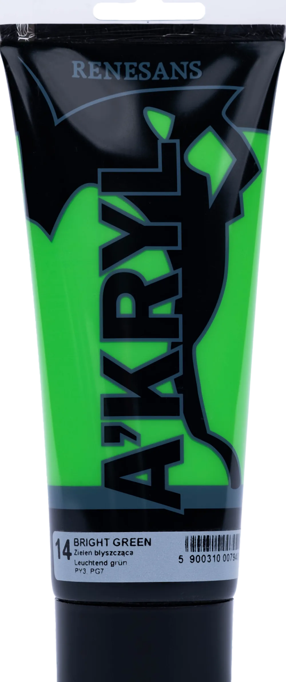 Renesans Farba akrylowa A'kryl - - zieleń błyszcząca, 200 ml