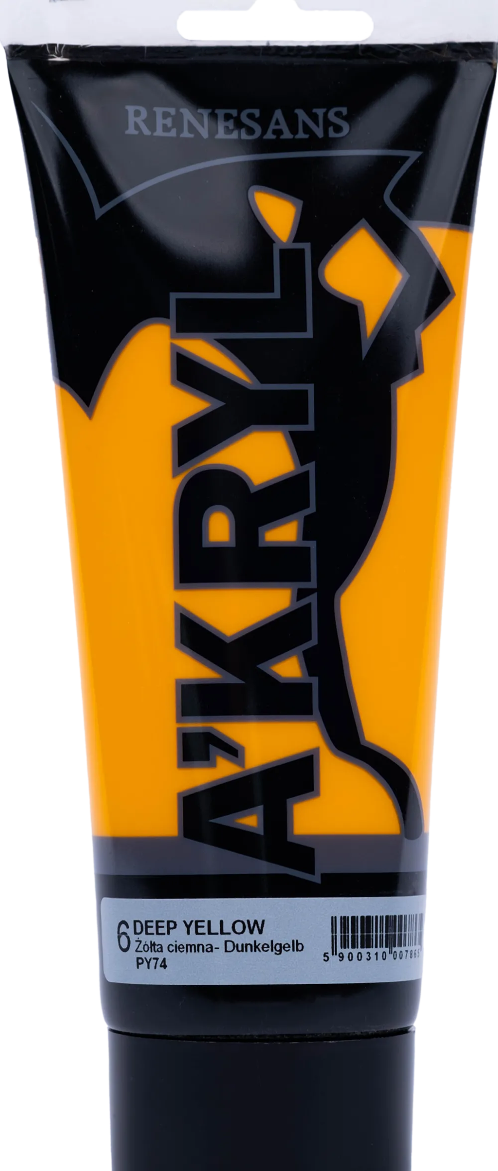 Renesans Farba akrylowa A'kryl - - żółć średnia, 200 ml > Farby Akrylowe