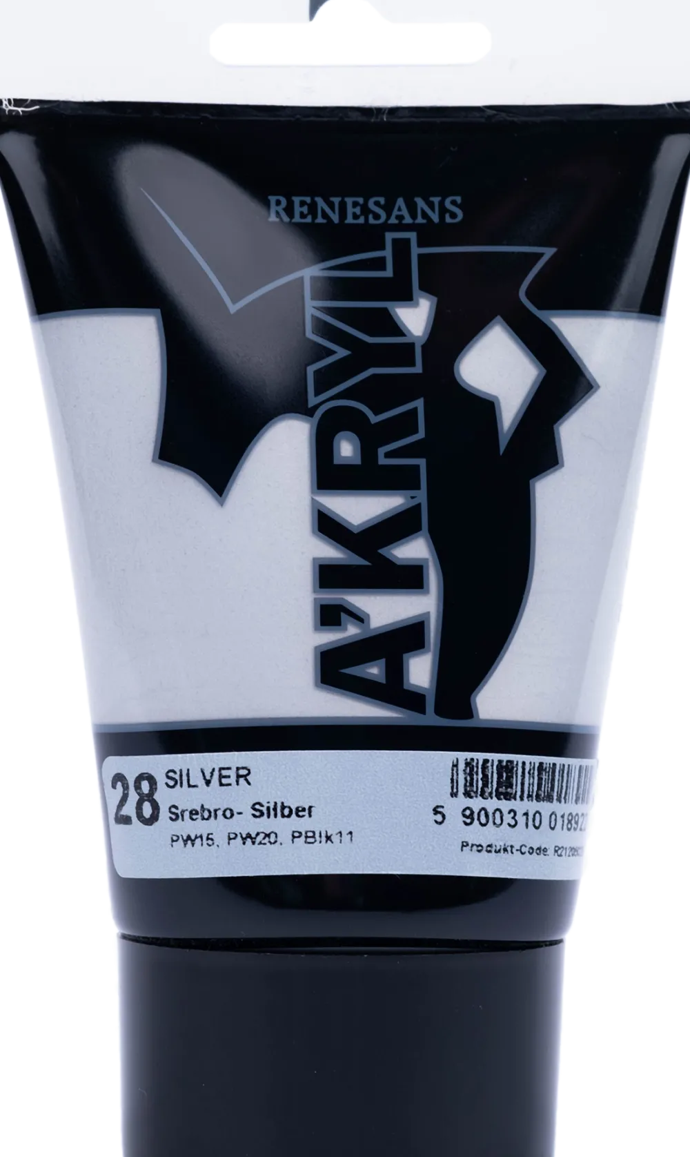 Renesans Farba akrylowa A'kryl - - srebrna, 100 ml > Farby Akrylowe