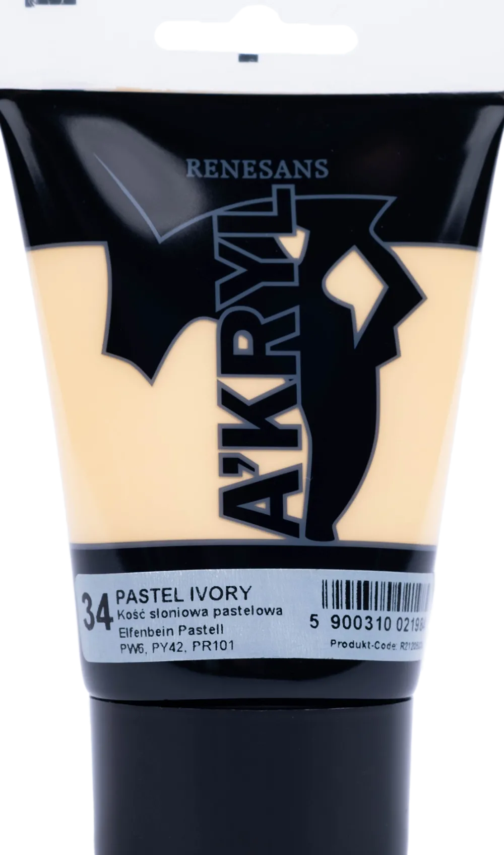 Renesans Farba akrylowa A'kryl - czarna, 100 ml > Farby Akrylowe
