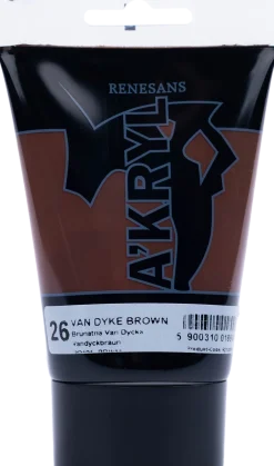 Renesans Farba akrylowa A'kryl - - brunat van dyck, 100 ml