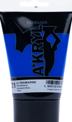 Renesans Farba akrylowa A'kryl - - błękit ftalowy, 100 ml > Farby Akrylowe