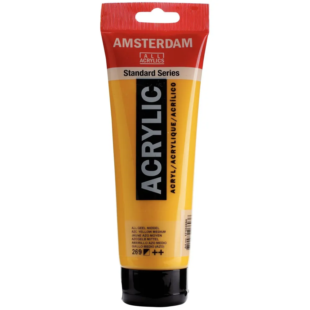 Amsterdam Farba akrylowa - - 268, Azo Yellow Light, 250 ml > Farby Akrylowe