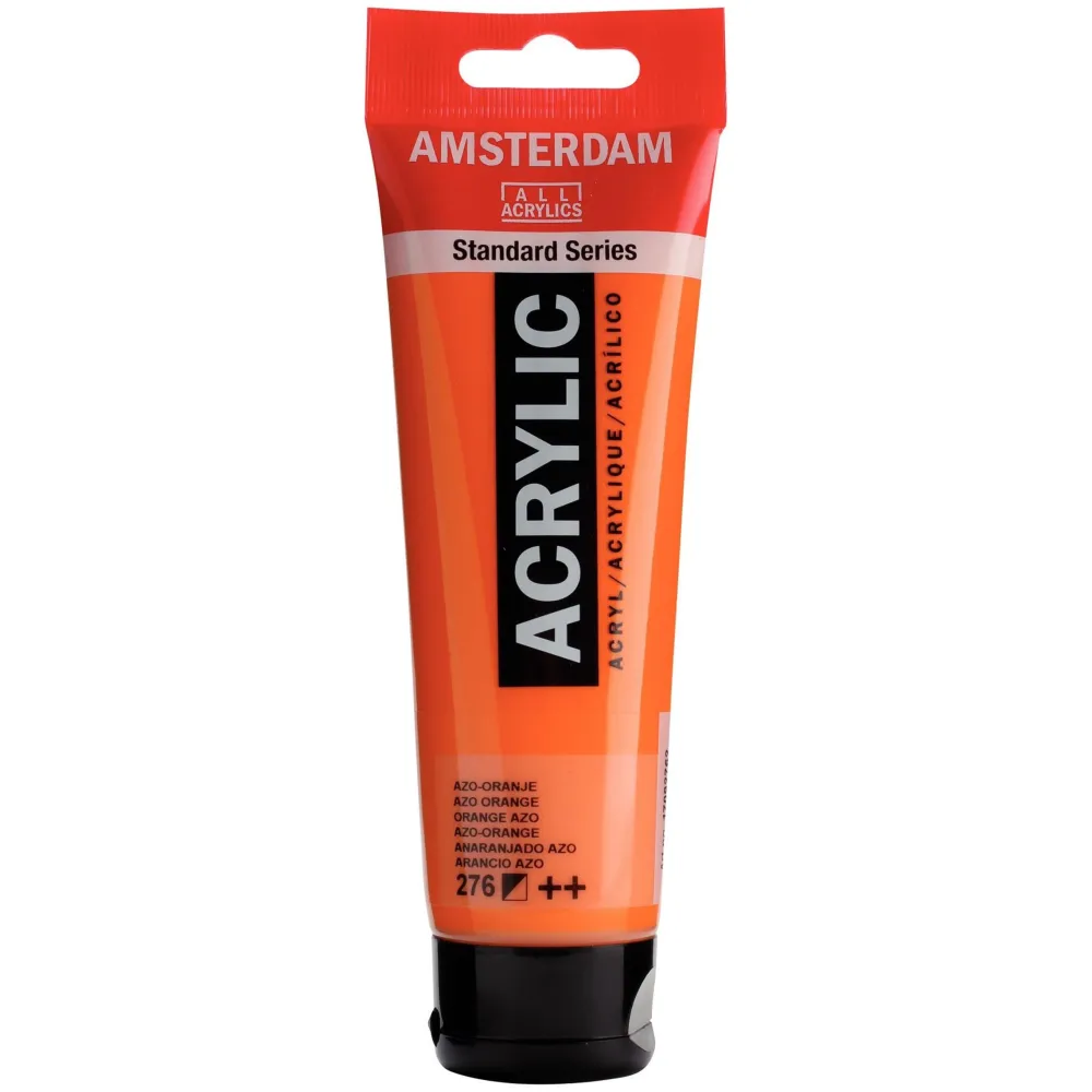 Amsterdam Farba akrylowa - - Azo Orange, 120 ml > Farby Akrylowe