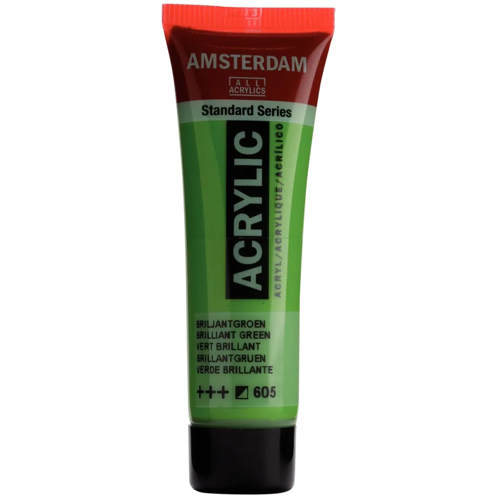 Amsterdam Farba akrylowa - - Brilliant Green, 20 ml > Farby Akrylowe
