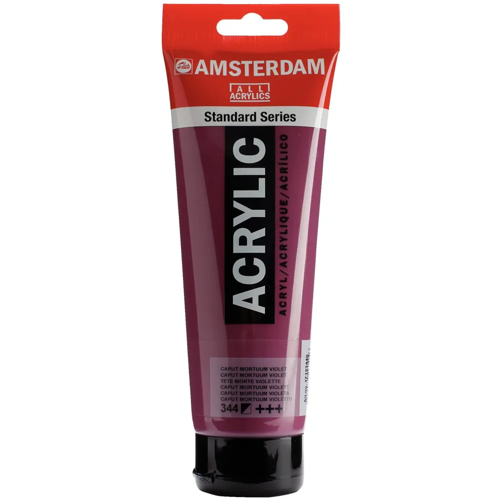 Amsterdam Farba akrylowa - - 344, Caput Mortuum Violet, 250 ml
