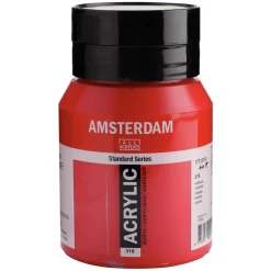 Amsterdam Farba akrylowa - - 318, Carmine, 500 ml