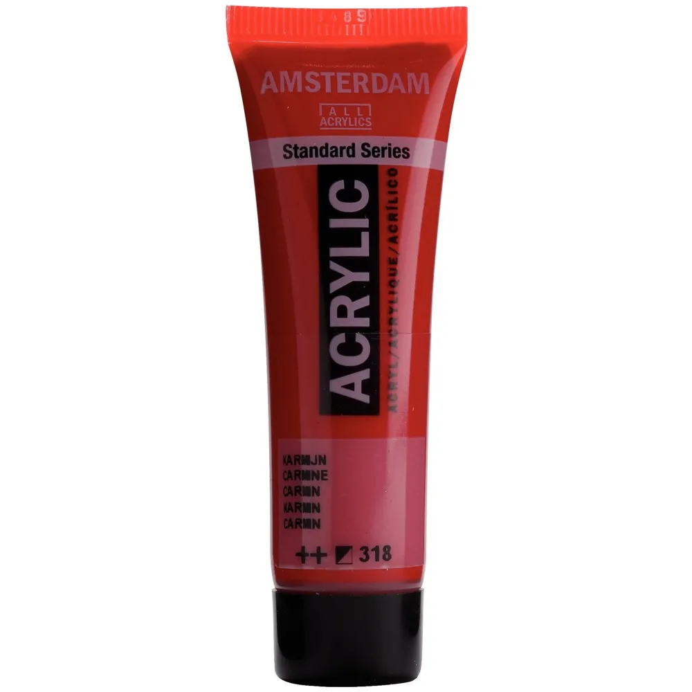 Amsterdam Farba akrylowa - - Carmine, 20 ml > Farby Akrylowe