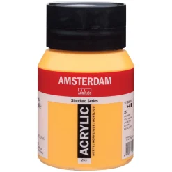 Amsterdam Farba akrylowa - - 253, Gold Yellow, 500 ml > Farby Akrylowe