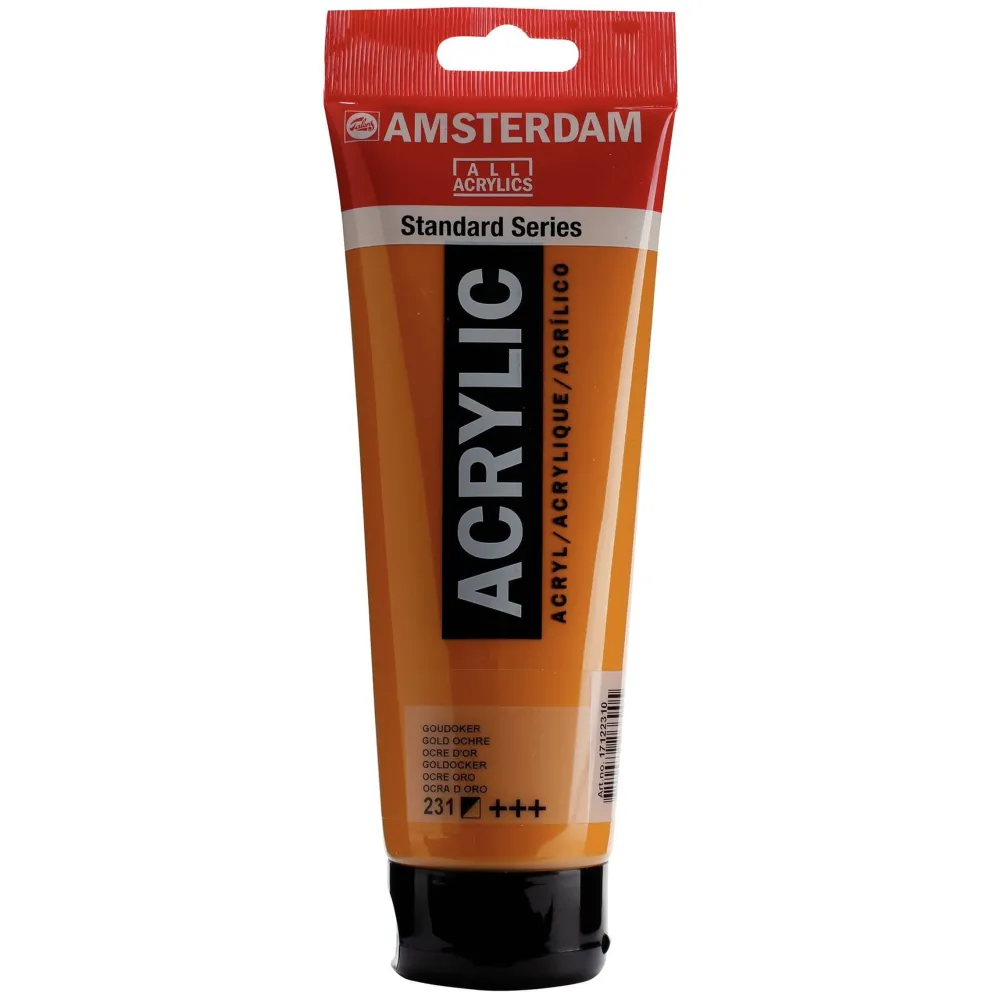 Amsterdam Farba akrylowa - - 231, Gold Ochre, 250 ml