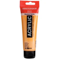 Amsterdam Farba akrylowa - - Gold Yellow, 120 ml > Farby Akrylowe