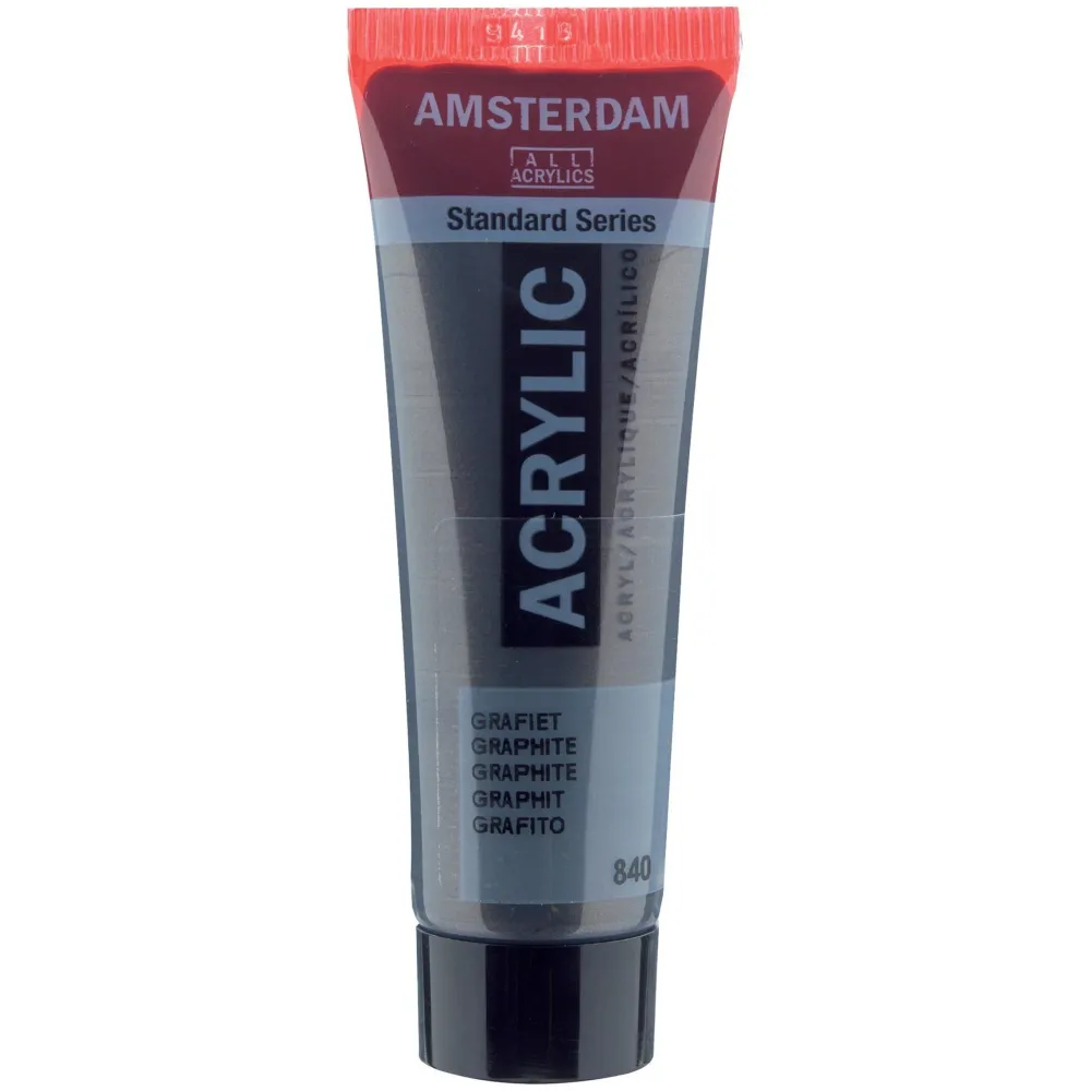 Amsterdam Farba akrylowa - - Graphite, 20 ml