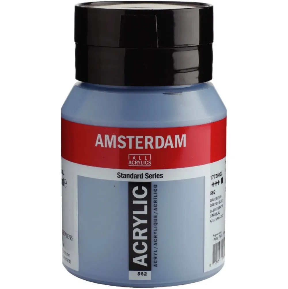 Amsterdam Farba akrylowa - - 562, Greyish Blue, 500 ml