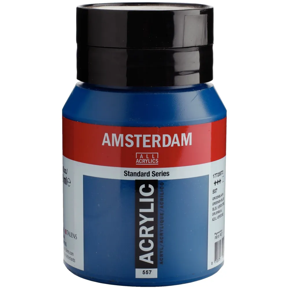 Amsterdam Farba akrylowa - - 557, Greenish Blue, 500 ml > Farby Akrylowe