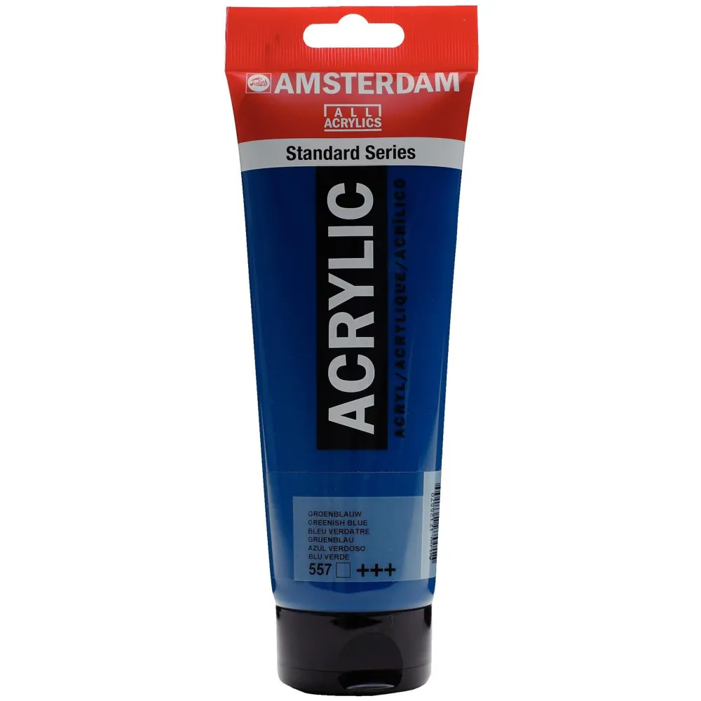 Amsterdam Farba akrylowa - - 557, Greenish Blue, 250 ml