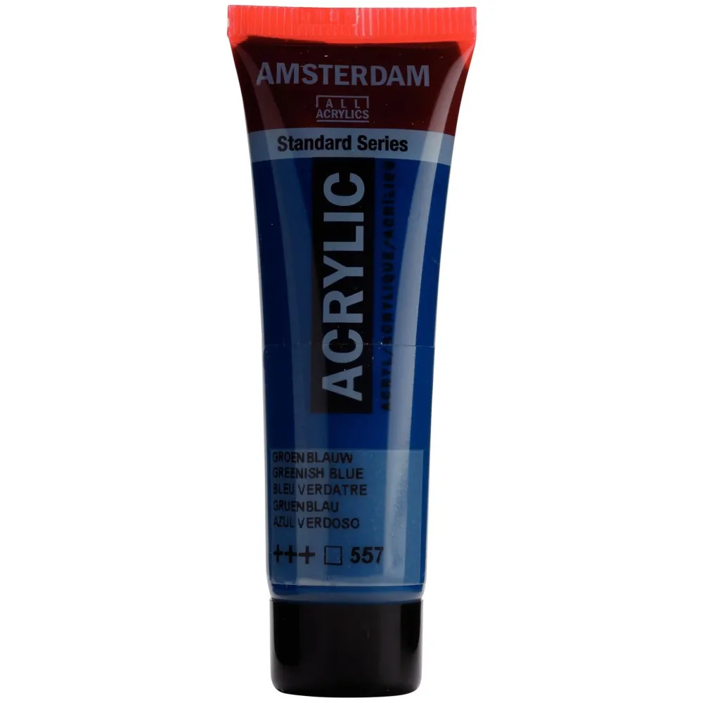 Amsterdam Farba akrylowa - - Greenish Blue, 20 ml > Farby Akrylowe